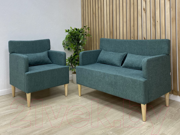Изображение товара Диван Monofix Киус (микровелюр/зеленый №13)