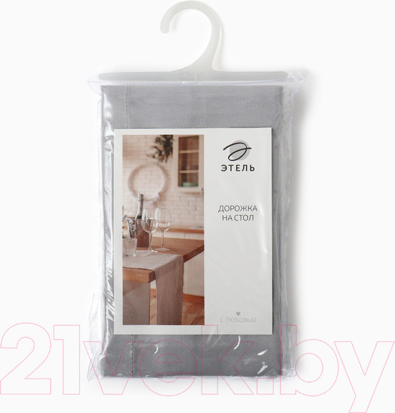 Изображение товара Дорожка на стол Этель Home / 10472203 (40x146, светло-серый)