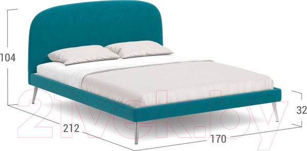 Изображение товара Двуспальная кровать Moon Family 1234 / MF011600