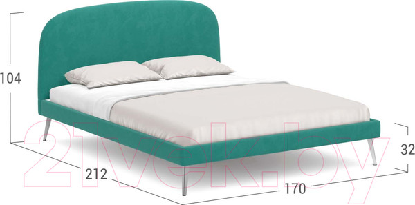 Изображение товара Двуспальная кровать Moon Family 1234 / MF011612