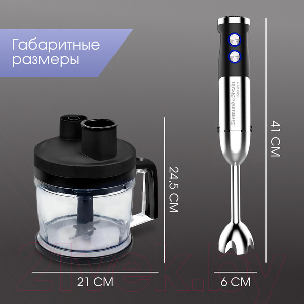 Изображение товара Блендер погружной Zigmund & Shtain BH-348 M