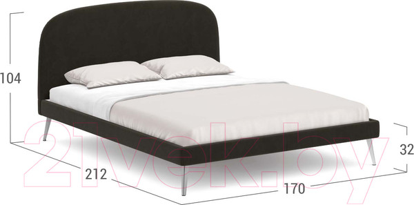 Изображение товара Двуспальная кровать Moon Family 1234 / MF011582