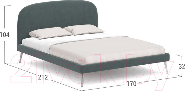 Изображение товара Двуспальная кровать Moon Family 1234 / MF011585