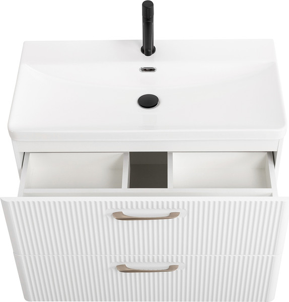 Изображение товара Тумба под умывальник BelBagno Lucido DUE-800-2C-SO-BL-P