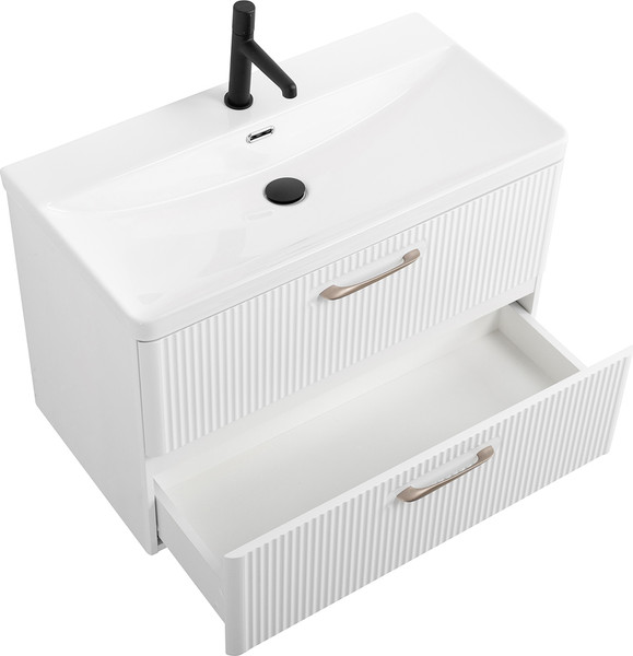 Изображение товара Тумба под умывальник BelBagno Lucido DUE-800-2C-SO-BL-P