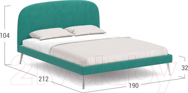 Изображение товара Двуспальная кровать Moon Family 1234 / MF011577