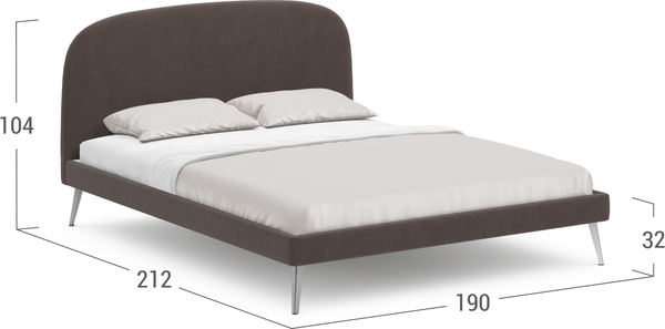 Изображение товара Двуспальная кровать Moon Family 1234 / MF011595