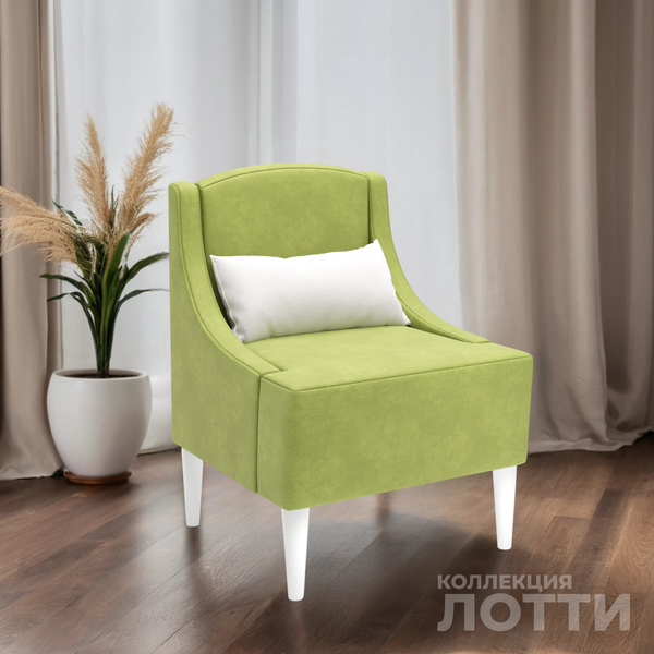 Изображение товара Кресло мягкое Monofix Лотти (велюр/оливковый №11)