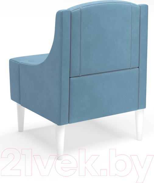 Изображение товара Кресло мягкое Monofix Лотти (велюр/серый/голубой №22)