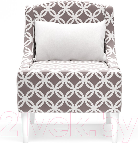 Изображение товара Кресло мягкое Monofix Лотти Принт (микровелюр/капучино)