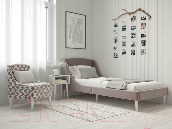 Изображение товара Кресло мягкое Monofix Лотти Принт (микровелюр/капучино)