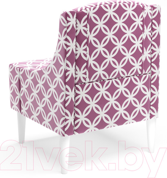 Изображение товара Кресло мягкое Monofix Лотти Принт (микровелюр/бордовый)