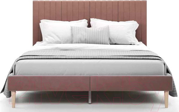 Изображение товара Двуспальная кровать Monofix Амма 160x200 (светло-коричневый №6)