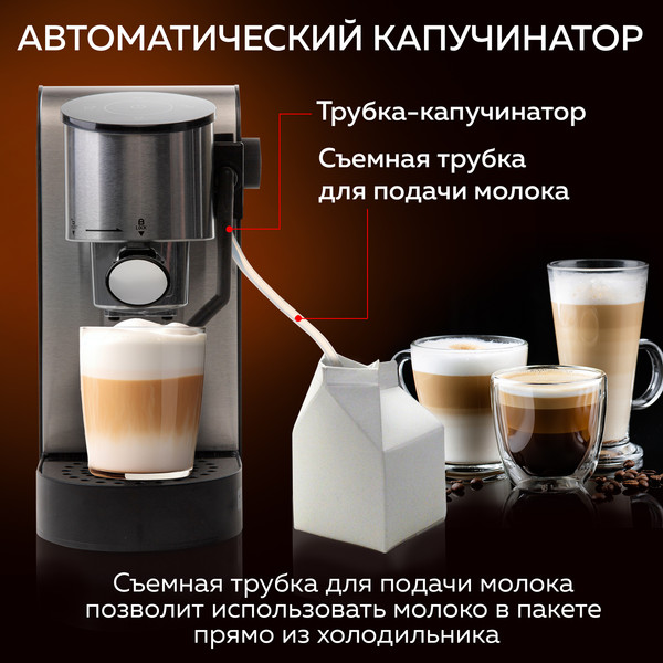 Изображение товара Кофеварка эспрессо GFGRIL GFC-C500