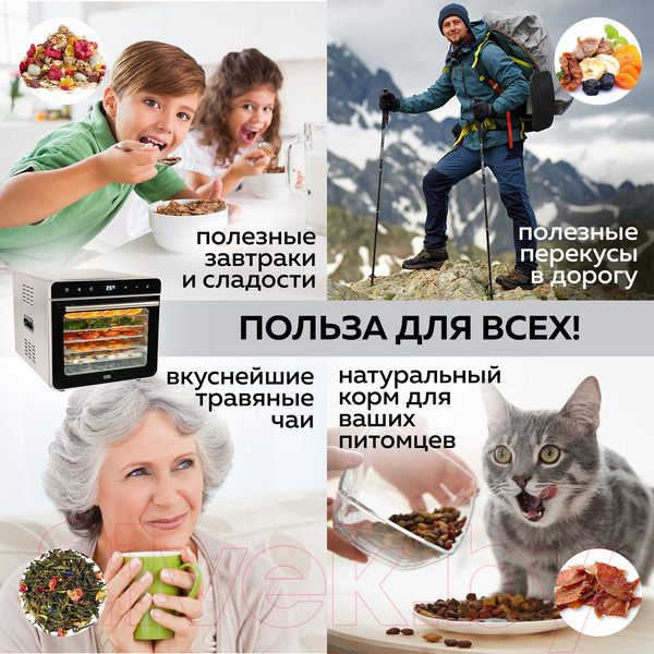 Изображение товара Сушильный шкаф для овощей и фруктов GFGRIL GFD-010