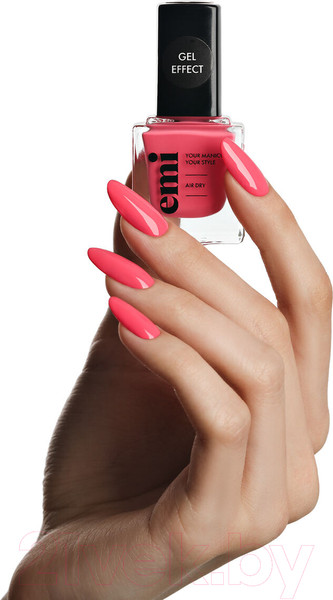 Изображение товара Лак для ногтей E.Mi Ультрастойкий Gel Effect Арбузный фреш №200 (9мл)
