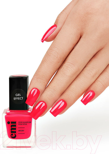 Изображение товара Лак для ногтей E.Mi Ультрастойкий Gel Effect Притяжение №196 (9мл)