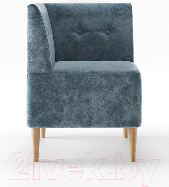 Изображение товара Модуль мягкий Monofix Четт (микровелюр/пыльно-голубой №26)