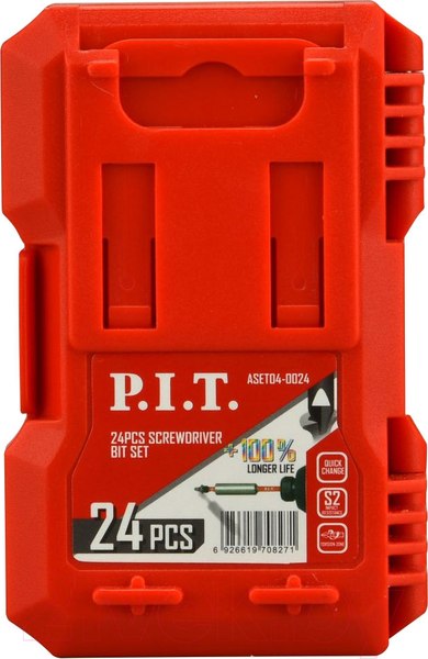 Изображение товара Набор головок, бит P.I.T ASET04-0024 (24шт)