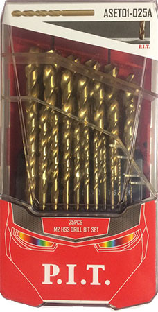 Изображение товара Набор сверл P.I.T ASET01-025A (21шт)