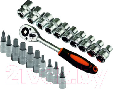 Изображение товара Набор головок слесарных P.I.T MXT-22-SET (21шт)