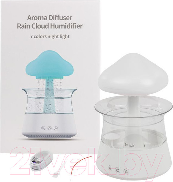 Изображение товара Ультразвуковой увлажнитель воздуха EL15 Гриб CH06-1 (белый)