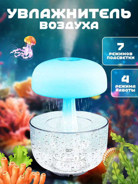 Изображение товара Ультразвуковой увлажнитель воздуха EL15 JH09-1white(57740)