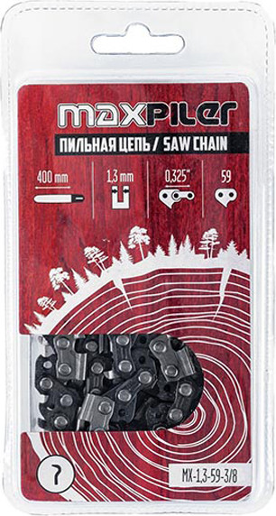 Изображение товара Цепь для пилы Maxpiler MX-1.3-59-3/8