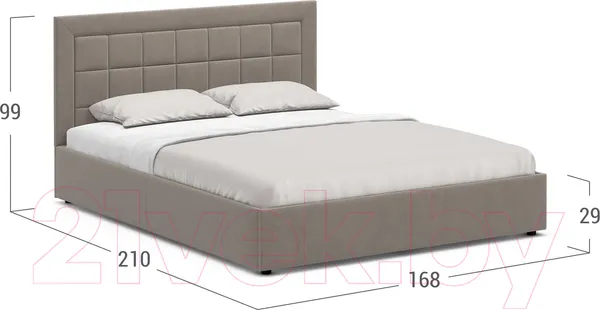 Изображение товара Двуспальная кровать Moon Family 1251 / MF010122