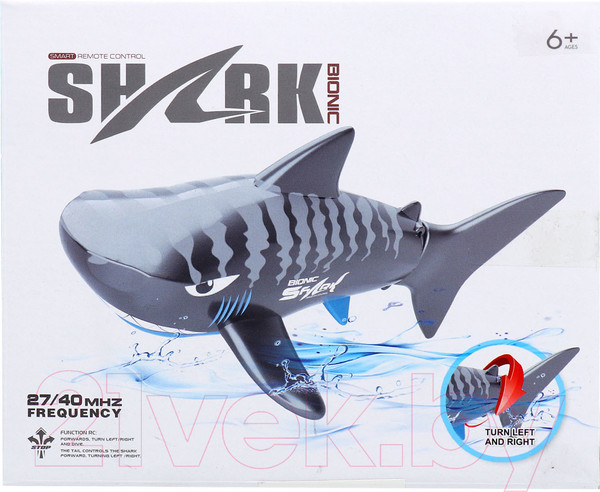 Изображение товара Радиоуправляемая игрушка Sima-Land Белая акула B1 / 10417979 (серый)