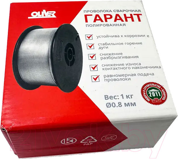 Изображение товара Проволока сварочная Oliver Гарант Св-08Г2С-П / A00027568 (1кг)
