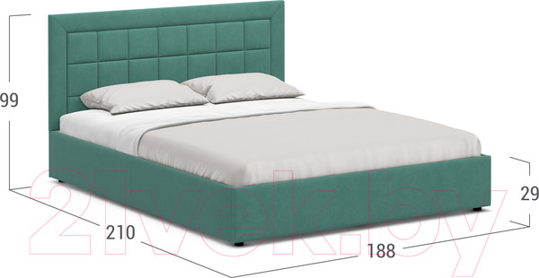 Изображение товара Двуспальная кровать Moon Family 1251 / MF010074