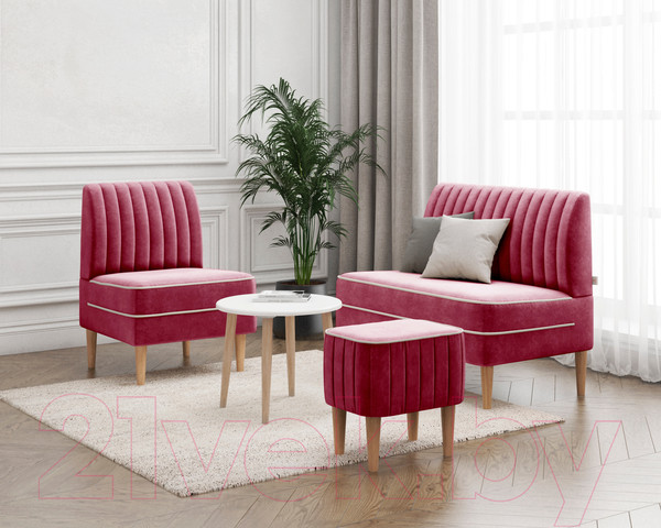 Изображение товара Диван Monofix Амма (винный №63)