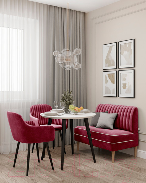 Изображение товара Диван Monofix Амма (винный №63)