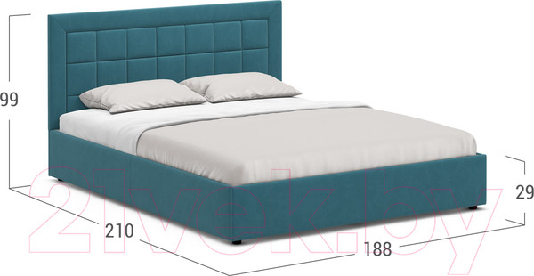 Изображение товара Двуспальная кровать Moon Family 1251 / MF010155