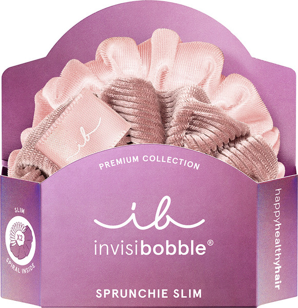 Изображение товара Набор резинок для волос Invisibobble Sprunchie Slim Premium La Vie en Rose