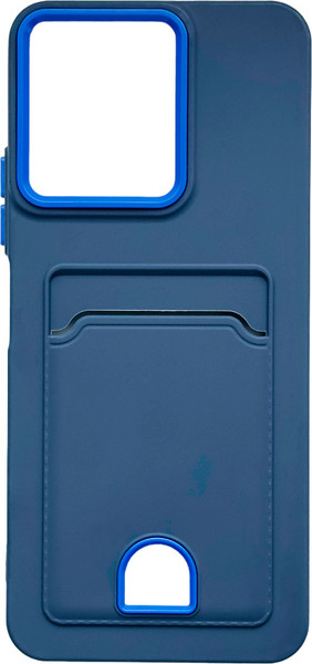 Изображение товара Чехол-накладка Case Matte Card Xiaomi Redmi Note 12 4G (синий матовый)