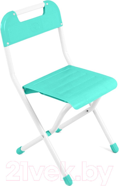 Изображение товара Стул детский Дэми ССД.02 (белый/аквамарин)