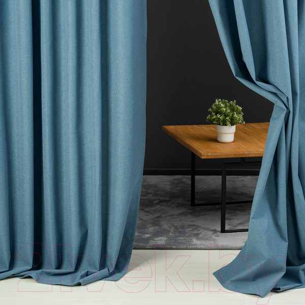 Изображение товара Комплект штор АКВИЛАРИЯ Лантана Блэкаут 300x240 (синий)