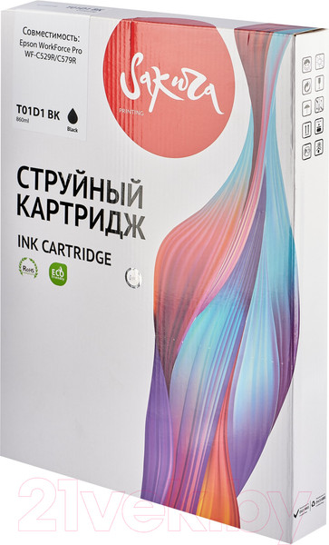 Изображение товара Контейнер с чернилами Sakura Printing SIC13T01D100