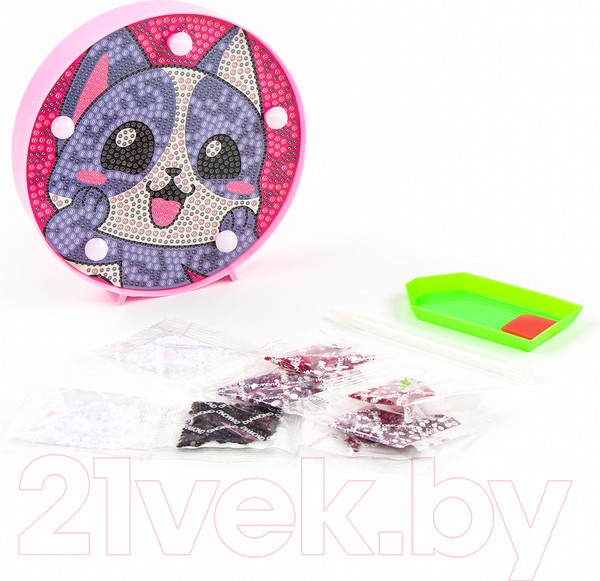 Изображение товара Набор алмазной вышивки Школа талантов Ночник. Котик / 10251464