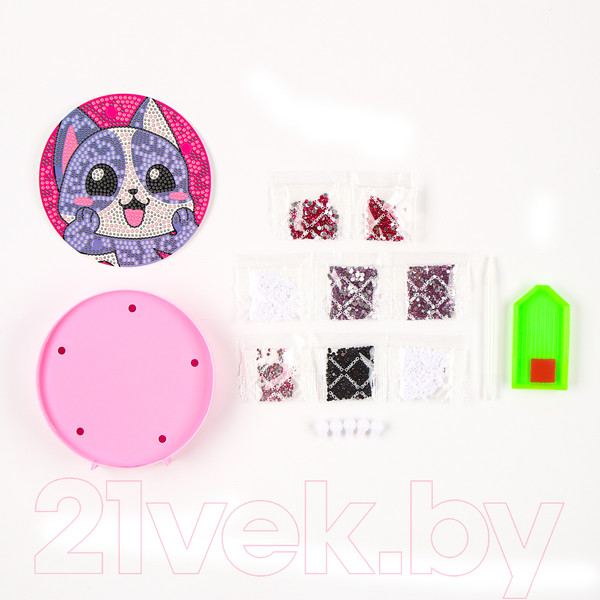 Изображение товара Набор алмазной вышивки Школа талантов Ночник. Котик / 10251464