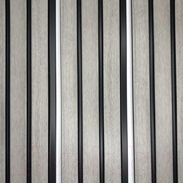 Изображение товара Реечная панель Grace ПВХ 3D RAIL Ясень серый (2700х120х10мм)