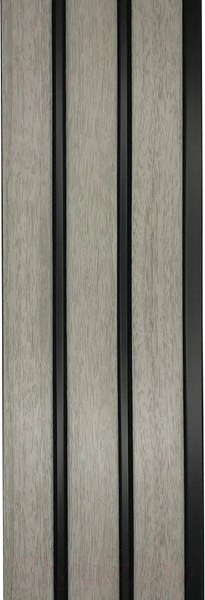 Изображение товара Реечная панель Grace ПВХ 3D RAIL Ясень серый (2700х120х10мм)