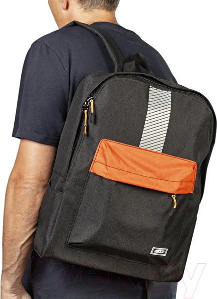 Изображение товара Рюкзак спортивный STG FB-006 / Х113270 (черный/оранжевый)