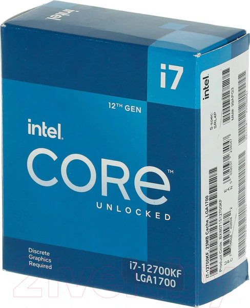 Изображение товара Процессор Intel Core i7-12700KF (OEM) / BX8071512700KFSRL4P