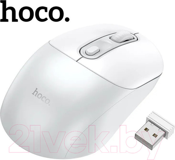 Изображение товара Мышь Hoco GM28 (белый)
