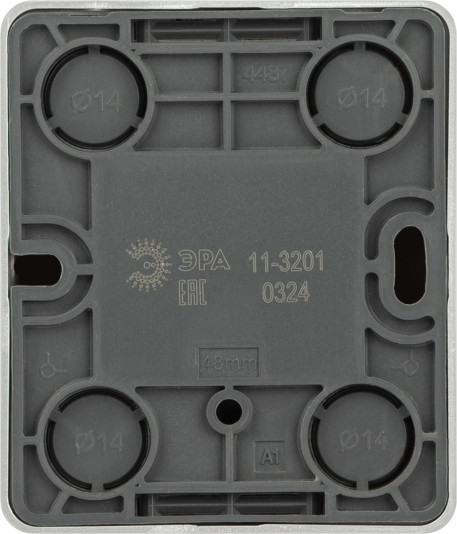 Изображение товара Розетка ЭРА Эксперт 11-3201-03 / Б0062996 (алюминий)