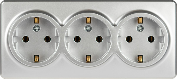 Изображение товара Розетка ЭРА Эксперт 11-2208-03 / Б0063010 (алюминий)