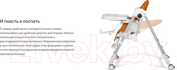 Изображение товара Стульчик для кормления Peg-Perego PP Follow Me Plus (Licorice)